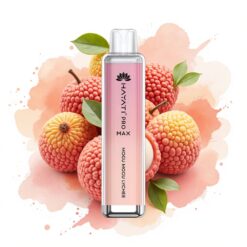 Hayati Pro Max 4000 Puffs Dual Mesh 1400mAh Rechargeable Mogu Mogu Lychee