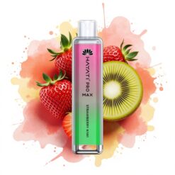 Hayati Pro Max 4000 Puffs Rechargeable 1400mAh Dual Mesh Coil Strawberry Kiwi Disposable Vape