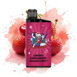 IGET Bar 3500 Puffs 1.2 Ohm Mesh 1400mAh Cherry Strawberry Dragon Fruit