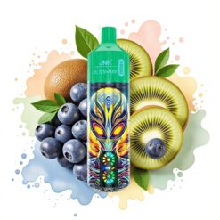 JNR Alien Max 18000 Puffs Dual Mesh LED 28ml Blueberry Kiwi