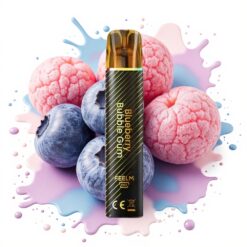 JNR Black&Golden 800 Puffs 550mAh 2ml TPD 2% Nicotine Blueberry Bubble Gum Disposable Vape