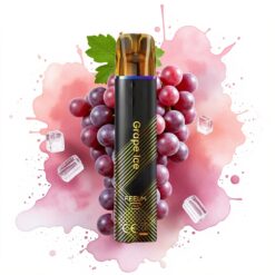 JNR Black&Golden 800 Puffs 550mAh 2ml TPD Grape Ice