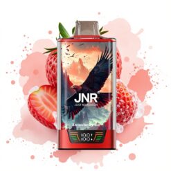 JNR Falcon Pro 28000 30ml 950mAh 5% Smart Display Dual Mesh USB-C MTL Strawberry Ice