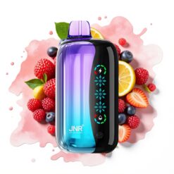 JNR Flex Ice 21000 Puffs 26ml Ice Adjustable Customizable Airflow Touch Screen Mixed Berry