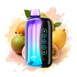 JNR Flex Ice 21000 Puffs Adjustable Airflow Touch Screen 1.2 Ohm Dual Mesh Kiwi Passion Fruit Guava