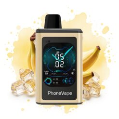 JNR PhoneVape 30000 puffs Rechargeable App Controlled Banana Ice