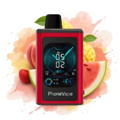 JNR PhoneVape 30000 Puffs Rechargeable App Controlled Peach Mango Watermelon