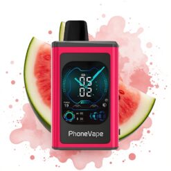 JNR PhoneVape 30000 Puffs Rechargeable Turbo App Controlled Watermelon Ice
