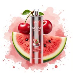 JNR Shisha Hookah 12000 Puffs 750mAh 24ml 0.6 Ohm Mesh Cherry Watermelon Freeze