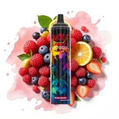 JNR Wolf Niplo 10000 Puffs 1.0 Ohm Mesh 650mAh 20ml Mixed Berry