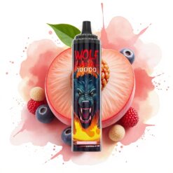 JNR Wolf Niplo 10000 Puffs 1.0 Ohm Mesh 650mAh 20ml Peach Berry