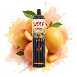 JNR Wolf Niplo 10000 Puffs 1.0 Ohm Mesh 650mAh 20ml Triple Mango