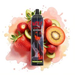 JNR Wolf Niplo 10000 Puffs 20ml 5% Strawberry Kiwi